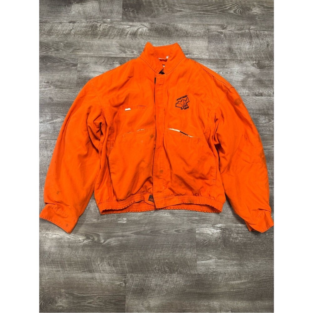 TOPPS Vintage Distressed North Eastern IBEW Jacket Size 2x